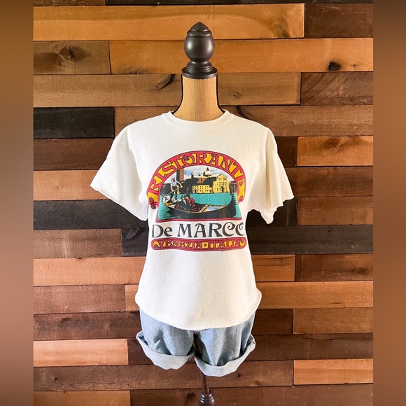 Vintage 1989 Passport Internationale RISTORANTE De MARCO, Venezia Cut Off Top - Picture 1 of 11